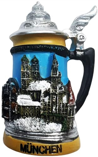München Deutschland Kühlschrankmagnet Tourist Souvenir Kühlschrankmagnet Dekoration handbemalt Handwerk