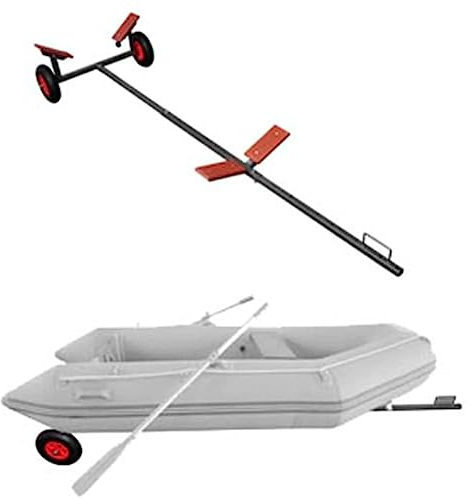 Kavolet Bootstrailer Anhänger, 160 kg Tragfähigkeit, Hafentrailer Slipwagen Bootswagen Bootsanhänger Handtrailer Rangierwagen Anhänger für Kajak, Motorboot, Angelboot