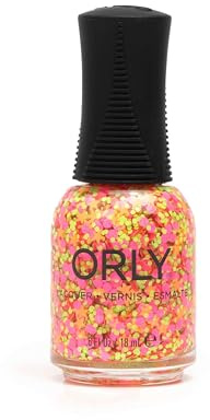 ORLY Bikini Bottoms Nail Polish Topper (18ml), Neon Confetti Nail Varnish