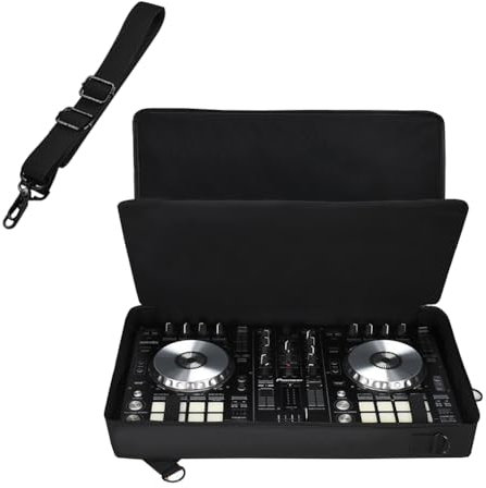 Janjunsi DJ Controller Carrying Case DJ Mixer Storage Bag Compatible with Pioneer DJ DDJ-SR2/DDJ-SR for Native Instruments Traktor Kontrol S4 Mk3 for Hercules DJ Control Inpulse 500