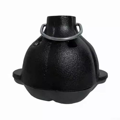 PETSTIBLE Cast iron grill pan, cast iron baking pan, roasted orange tea stewed chestnuts, dried fruits, uncoated double-ear roasted