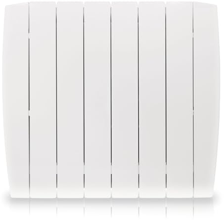 HJM Emisor Térmico Cerámico WiFi Bajo Consumo OPTIMA 1000, Programación 24/7, Funciones Ahorro, Turbo Programable, 1000W, Blanco