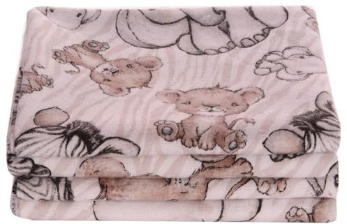 4er Pack Baby Spucktücher Flanellwindeln 60x80cm Bunte Flanelltücher Mulltücher Baumwolle für Jungen und Mädchen Stilltücher Erstausstattung Spucktuch Set Neugeborene Geschenk Geburt saugfähig