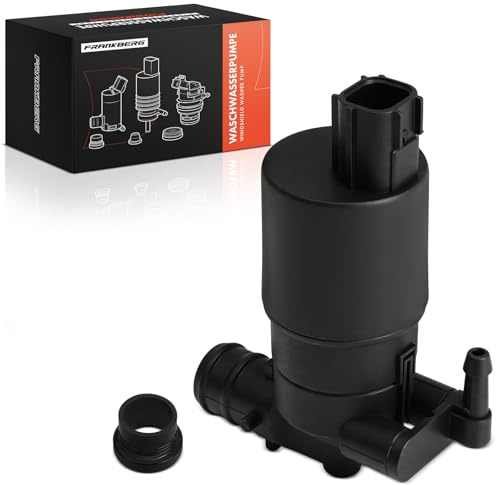 Frankberg Scheibenwaschpumpe Waschwasserpumpe Scheibenreinigung Vorne | Kompatibel mit Ecosport Focus III Tourneo Custom V362 F3 Tourneo Courier B460 Replace# BK2117K624BA 2-Polig