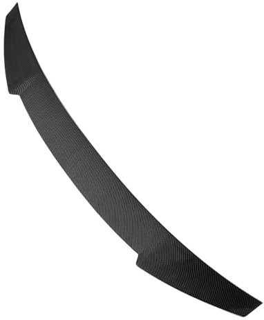 Becquet de Toit Arrière, Becquet de Coffre, Aileron de Lunette Arrière pour X6 F16 2015-2019, ABS Haute Résistance, Aspect Fibre de Carbone, Aérodynamique, Installation Facile