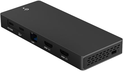 Hub USB C a triplo display Hub TypeC (12 in 1) 4K60Hz compatibile con HDMI PD100W Power Delivery 10Gbps Docking station di tipo C