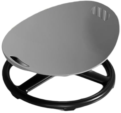 NonMiFyR Chaise Pivotante pour Jouets Sensoriels, Siège Rotatif, Antidérapant pour, Gris