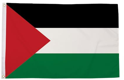 Flagtex Bandiera della Palestina, 150 cm x 90 cm