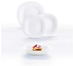 Luminarc Carine Blanco Vajilla Opal Apto Microondas Apto Frigorífico Reciclable