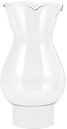 Uonlytech Glass Oil Lamp Shade Transparent Kerosene Lamp Cover Für Vintage Deko Und Camping Für Romantische Abende Und Nostalgische