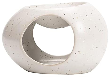 Sharplace Brûleur à Huile Essentielle, Fondants Parfumés Bougie Chauffe-Plat Céramique Porte-Bougie Parfumée pour Chambre, Décoration