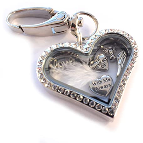 With Me Always Memorial Keyring. In Memory of a Loved One. Friend, Mum, Dad, Nan, Grandad, Sister, Baby, Son Daughter. Memory Locket