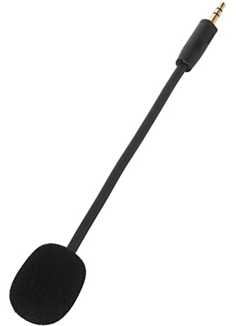 Spielmikrofon-Ersatz für Kingston Hyper X Cloud Orbit S Kabelloses Gaming-Headset, Abnehmbares 3,5-mm-Spielmikrofon mit Geräuschunterdrückung