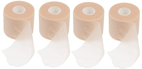 FRCOLOR 4rollen Elastischer Sportbandage Stoßdämpfendes Tape Für Sport Hautfarben Für Gelenkschutz Und Sportaktivitäten