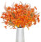 SHEPIN 6 Bündel Künstliche Herbststrauß Herbstdeko Kunstblume, Künstlich Eukalyptus Herbstblumen, Herbst Deko Künstliche Blumen und Boston Farn für Innen Draußen Tisch Balkonkasten Blumenkasten