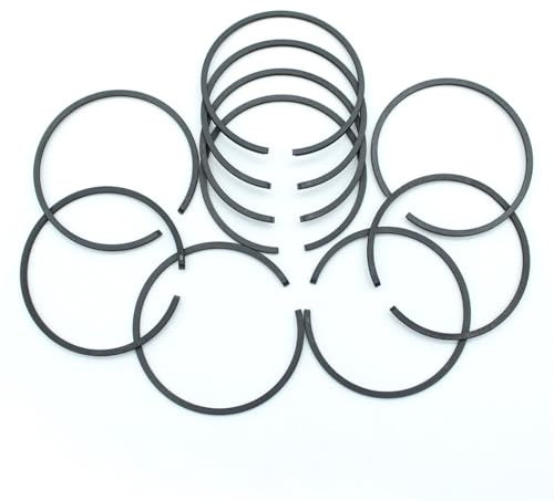 MKVAXR 10 Stück Lot 54 mm x 1,5 mm Kolbenring, for Husqvarna 288 385, for STIHL 056, for McCulloch 250, Dicke 1,5 mm Kolbenring-Ring-Satz