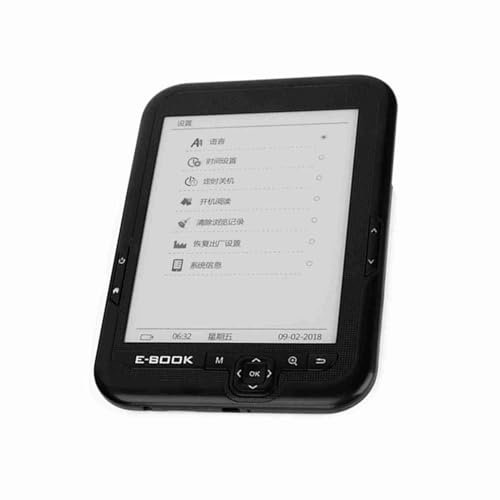 Ereader, BK6006 1024 * 768 Ereader à écran d'encre Flexible Haute Définition avec Lecture Numérique Reader Ebook pour Les Amateurs de Lecture (16GB)