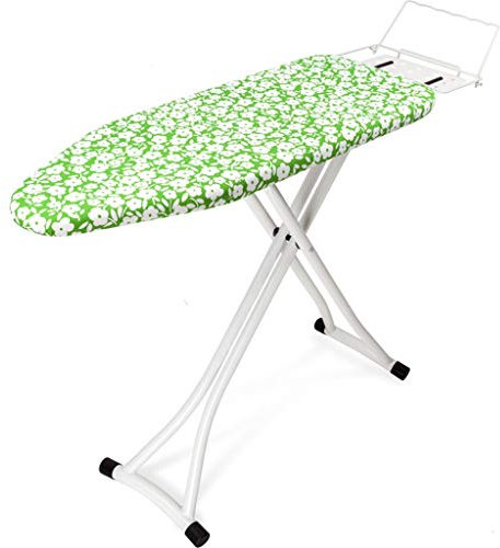 WJFTODAY Herramienta de Limpieza Perchas para Planchar de Malla de Acero, Altura ajustablro, Altura Ajustable, Tabla de Planchar de 74-86CM, Tienda de Ropa, Hotel, Centro Comercial, Estante de Hierro