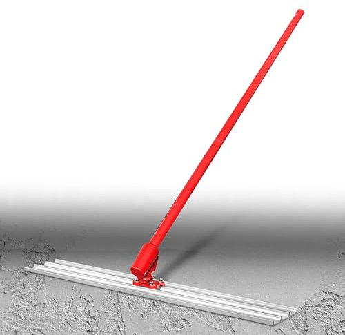Cazzuola da muratore Magnesium Bull Float Strumenti Di Calcestruzzo, Bull Float Trowel Kit Calcestruzzo Con Maniglie Combinabili, Trowel Di Finitura Calcestruzzo(Trowel 120x20 cm+5.4 m Handle)