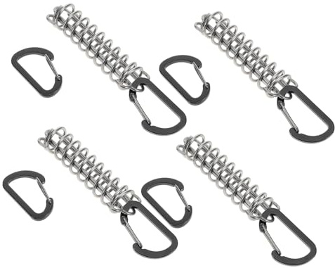 TOYANDONA 4pezzi Accessori per Esterni Tenditore Molla con Ganci per Tende e Gazebo per Condizioni di Vento Forte Facile da Installare