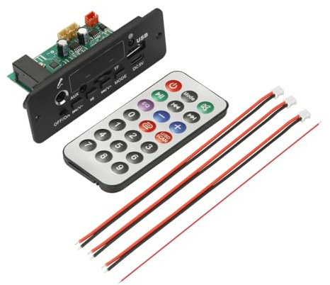Knoruley Lecteur MP3 DC 5 V 2 X 5 W Amplificateur Bluetooth Carte Décodeur MP3 Lecteur de Musique de Voiture Radio FM Module D'Enregistrement D'Appel Mains