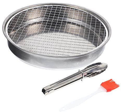 TOYANDONA Barbecue Portatile in Acciaio Inox Attrezzo Da Campeggio Per Esterno Fornello Usa e Getta Per Barbecue