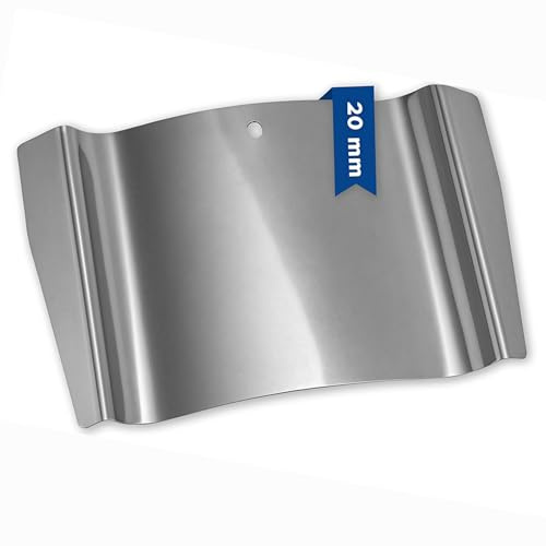 Türfallengleiter 20 mm – Profi Türöffner Metall aus Edelstahl – Türöffnungswerkzeug & Türfallenöffner für zugefallene Türen – Universal Tür Notöffnungsset für Links- und Rechtsanschlag