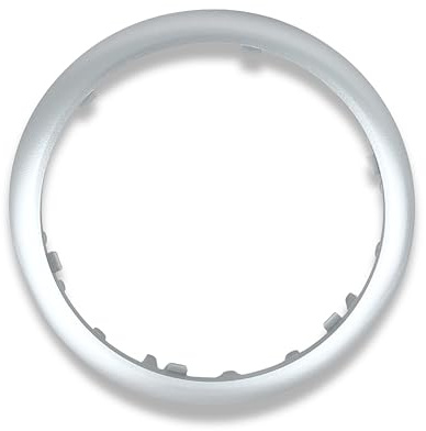 1neiSmartech Cadre extérieur argent pour soufflet de levier de vitesses compatible avec Citroën C3 2003-2010, pour OEM 7589V0, garniture de support de tige de levier