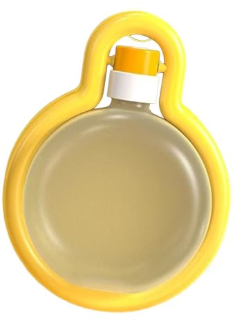 Yulokdwi Botella de Agua Portátil para Perros | Botella de Agua para Mascotas Pequeñas en Paseos - Vaso Antifugas para Mascotas En Paseos Camping Casa Playa Vacaciones Parques Ejercicio Senderismo