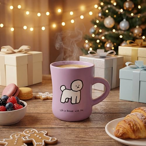 OHAANYY Tasse à Café en Céramique Marbré 350ml avec Anse, Mug pour Bureau | OHAANYY Tasse à Café en Céramique Marbré 350ml, Élégante et Compatible Micro-Ondes, Idéale pour Bureau et Cadeau.