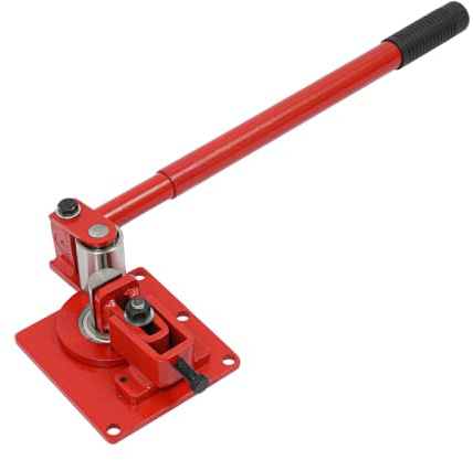 JHAUAI Piegatrice manuale in metallo, 90°, 0-5 mm | Per ferro piatto rame alluminio fino a 50 mm officina fabbro montaggio preciso piegatura a freddo taglio laser
