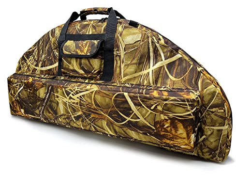 Silfrae Compound Bow Case Soft Bow Padded Case Light-Weight Bow Carry Bag with Arrow Pocket