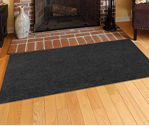 Tirifer Together-life Gas Grill Splatter Mat, Fireproof Heat Resistant Non Stick BBQ Patio Protector Grilling Gear, Backyard Floor Protective Rug (50'' x 36'')