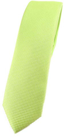TigerTie - Corbata estrecha de diseño con lunares finos - corbata de 4,5 cm de ancho