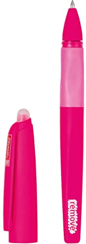 BRUNNEN, Remove, Radierbarer Gelschreiber für Schule/Universität/Büro, Ersatz für Kugelschreiber & Tintenroller, Nachfüllbar, rutschfeste Griffzone, schnell trocknende Gel-Tinte (Pink)