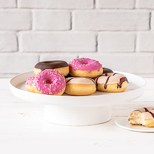 Home of Cake Tortenplatte mit Fuß Puro medium in Weiß Matt, Ø 28.5 cm