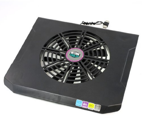Ruilogod USB 200mm Single Fan Plastic Laptop Cooling Pad Cooler Black (id: 204 8ba 933 e85 c88 (id: 204 8ba 933 e85 c88