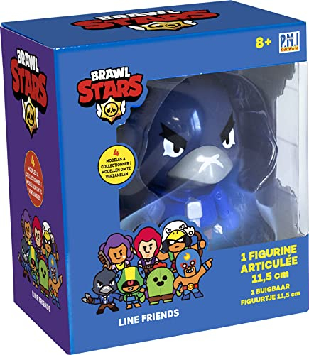 Lansay Brawl Stars – 1 Figur mit Gelenken, 11,5 cm – Crow – Videospielfiguren – ab 8 Jahren