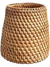 MYLPDZSW HHF Körbe Behälter 10 cm x 7 cm Handgemachte Rattan Aufbewahrungsbox Kosmetik Stifthalter Tee Geschirr Aufbewahrung Dekoration Haushalt Aufbewahrungskorb Kleidung Lagerung (Farbe : B)