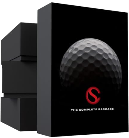 CADDYSACK Golfbollshållare och dispenser med golfhandduk, 2 golfbollar, golfbollsmarkör, karbinhake, presentförpackning – fästs enkelt på golfväska, bälte eller kundvagn – rolig och funktionell ny