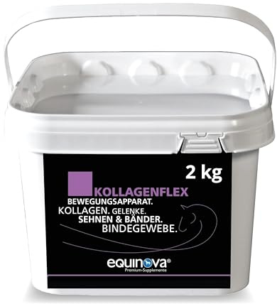 Equinova KOLLAGENFLEX 2kg - Bewegungsapparat von Pferden - Ergänzungsfuttermittel mit Kollagen, MSM, Chondroitinsulfat und Hyaluronsäure