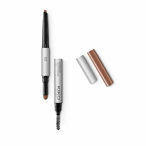 KIKO Milano Eyebrow Multitasker 3-In-1-03, Perfecteur De Sourcils 3 En 1