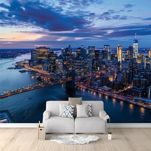 Carta da parati Architettura Di New York 400x280 cm Fotomurali Murale alla moda Decorazione da Muro Poster Gigante Design Carta per pareti Ornamento