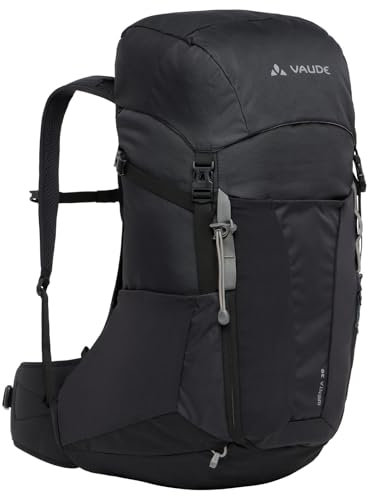 Vaude Brenta 30 – Wanderrucksack für Damen & Herren mit 30 Liter Volumen, Aeroflex 3D Rückenbelüftung, Anpassbare Rückenlänge & Regenhülle – Ideal für Tagestouren