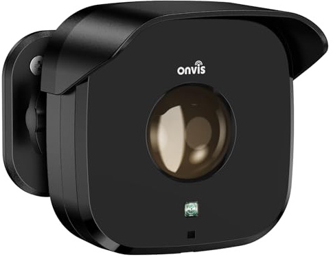 Onvis Thread Outdoor Motion Sensor with Temperature and Humidity Gauge | IP66, Smart PIR Motion Detector for Alert System and Automation, Works with Apple HomeKit