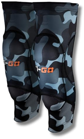 TiGO Camo Soft Padded Knee Pads for Kids - MTB, Bicycling, Skateboard, Skating, BMX, Scooter & Rollerskating Protective Gear for Boys & Girls - Ultra-Comfortable Pad Protection for Legs (Youth Small)