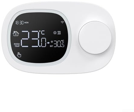Besttoolifes Thermostat intelligent pour chaudière à gaz, thermostat d'ambiance thermostat de radiateur pour thermostat mural programmable Tuya