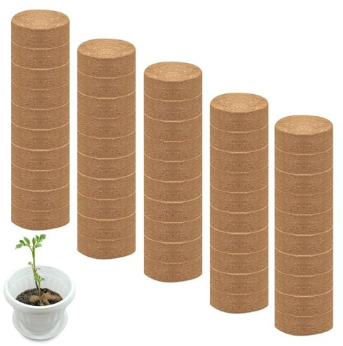 Terriccio per verdure - Miscela di piante a drenaggio rapido per orti, terreno ricco e organico per una crescita sana | Confezione da 50 tappi nutritivi per progetti di giardino in casa e all'aperto