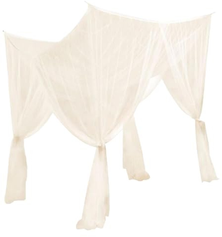 Baldachin Bettvorhänge Bett Baldachin 75x83x94 Bettvorhänge Schlafzimmer Dekorationszubehör, beige Baldachin Bettvorhänge, Bettdach, Bettvorhänge, Baldachin für Bett, Bettdach Vorhänge