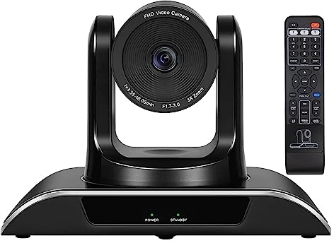 AIRYSSFU Webcam, Videocamera for videoconferenza USB con zoom ottico 3X Webcam HD 1080P Telecamera di trasmissione grandangolare for riunioni in streaming live(USB 3x Zoom)